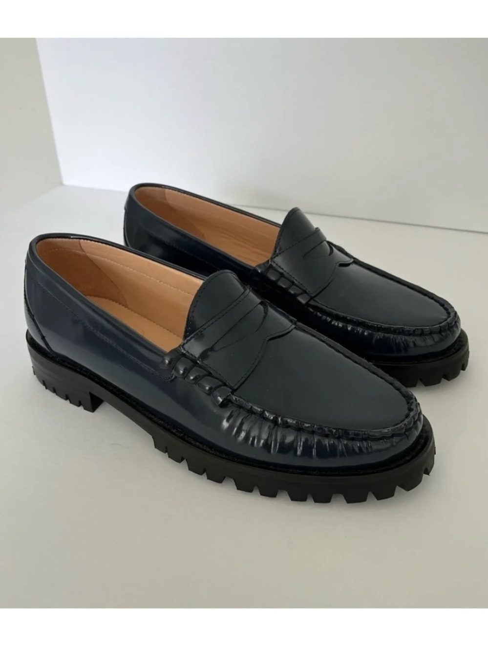 J. Crew Winona Lug-Sole Penny Loafers